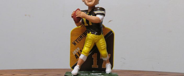 WYOMING FANS CAN NOW GET A JOSH ALLEN COWBOYS BOBBLEHEAD