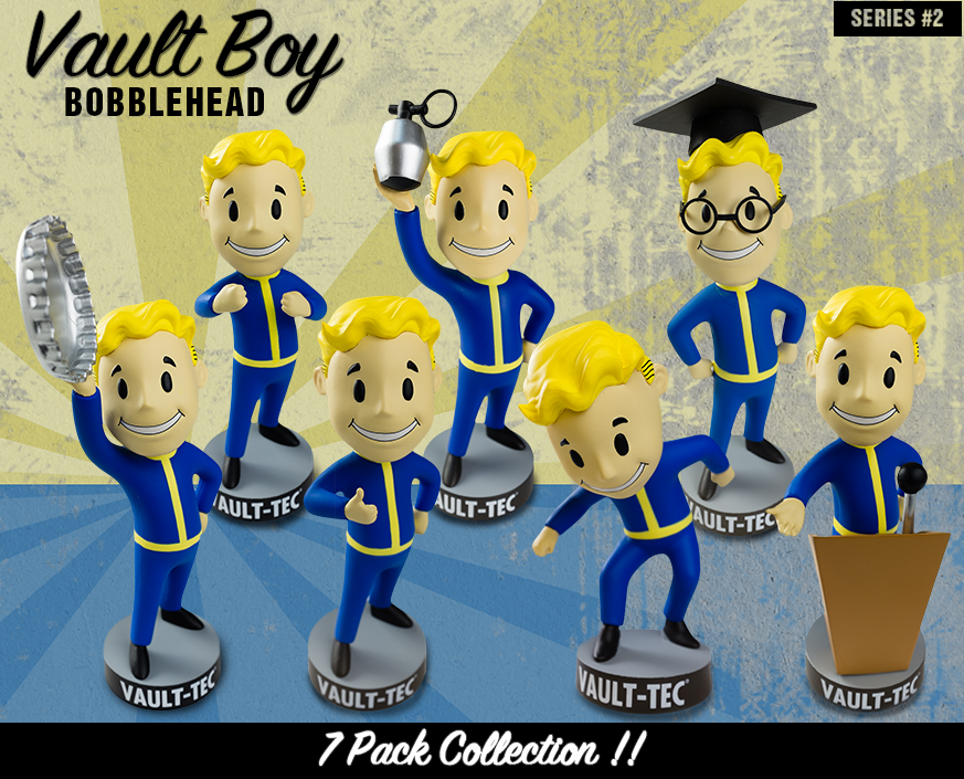 Vault Boy VaultTech Series 2 Bobbleheads Now Available