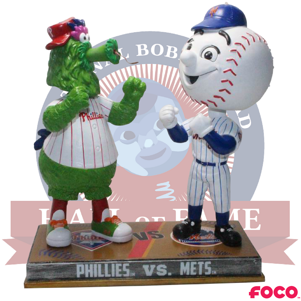 Philadelphia phillies vs new york mets rivalry bobblehead unveiled
