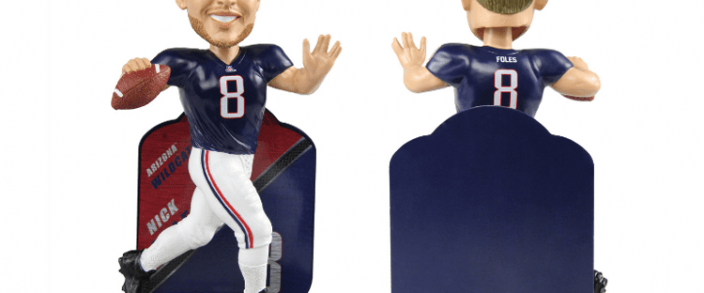 First Nick Foles Arizona Wildcats bobblehead unveiled
