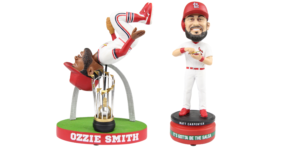 Two Special Edition St. Louis Cardinals Bobbleheads Now Available