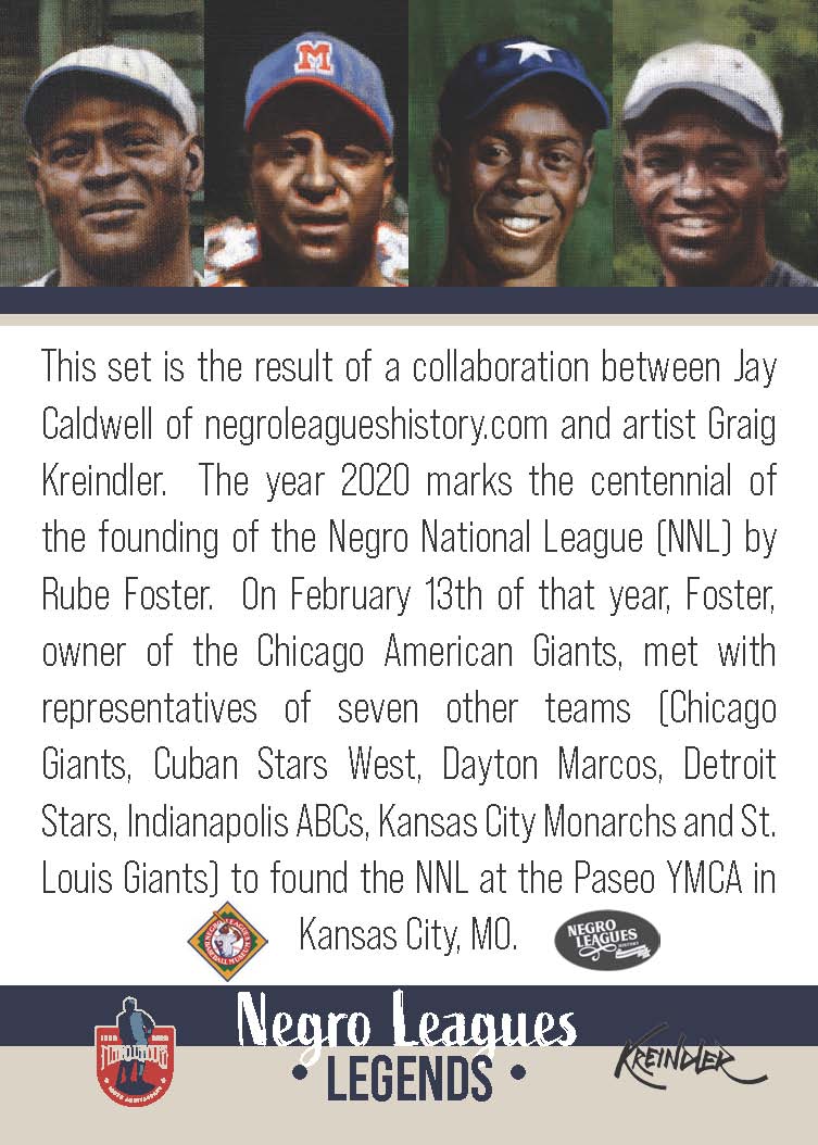 Negro Leagues Centennial Baseball Card Set | National Bobblehead Hall of Fame and Museum