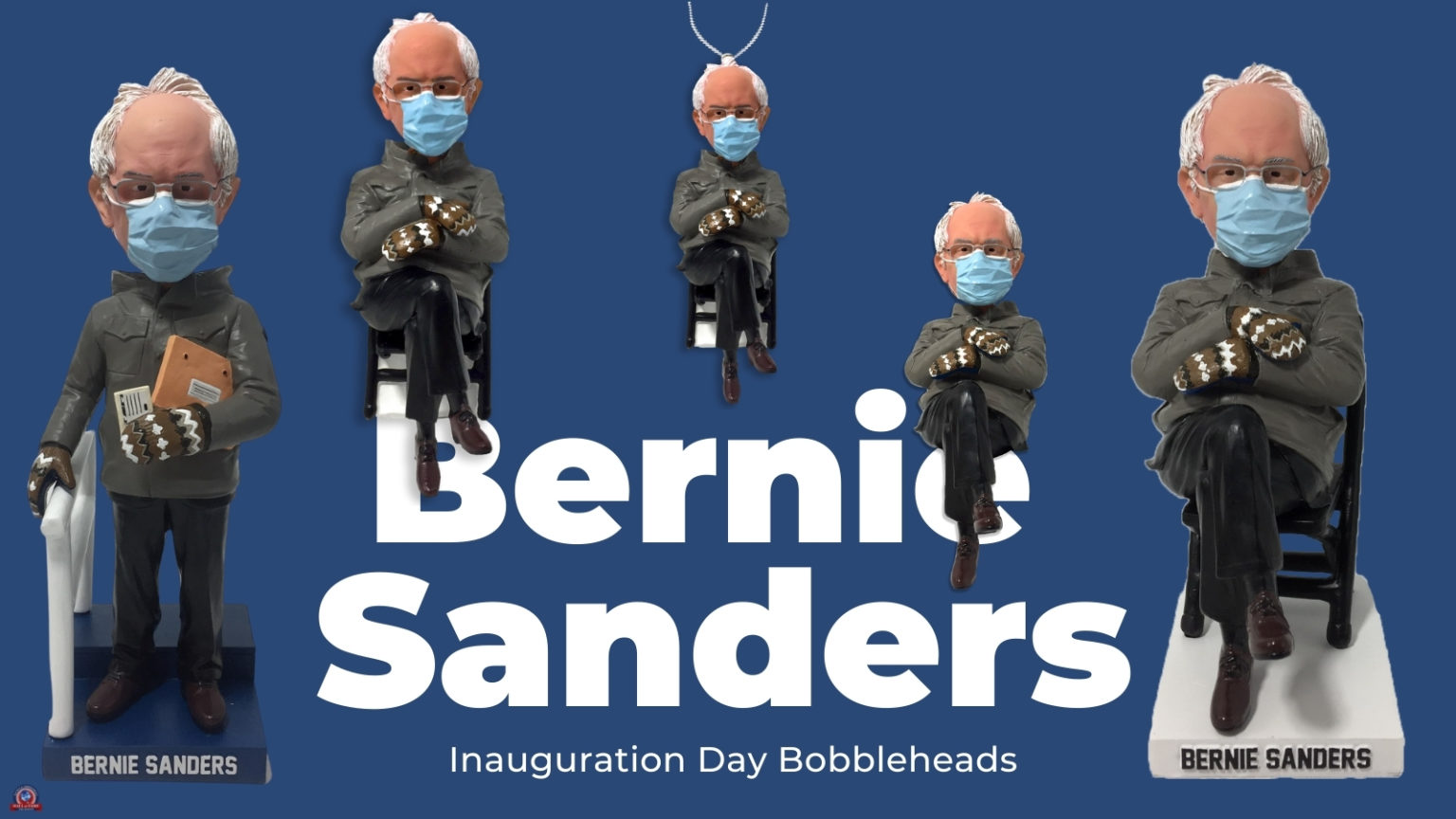 Bernie Sanders Inauguration Day Bobblehead Brand New - Foto 5